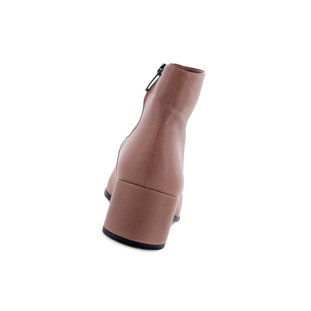 Ecco Shape 35 Squared Ankle Pensko Dame Brune | NO 110UZG